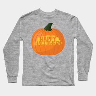 Happy Halloween Pumpkin Long Sleeve T-Shirt